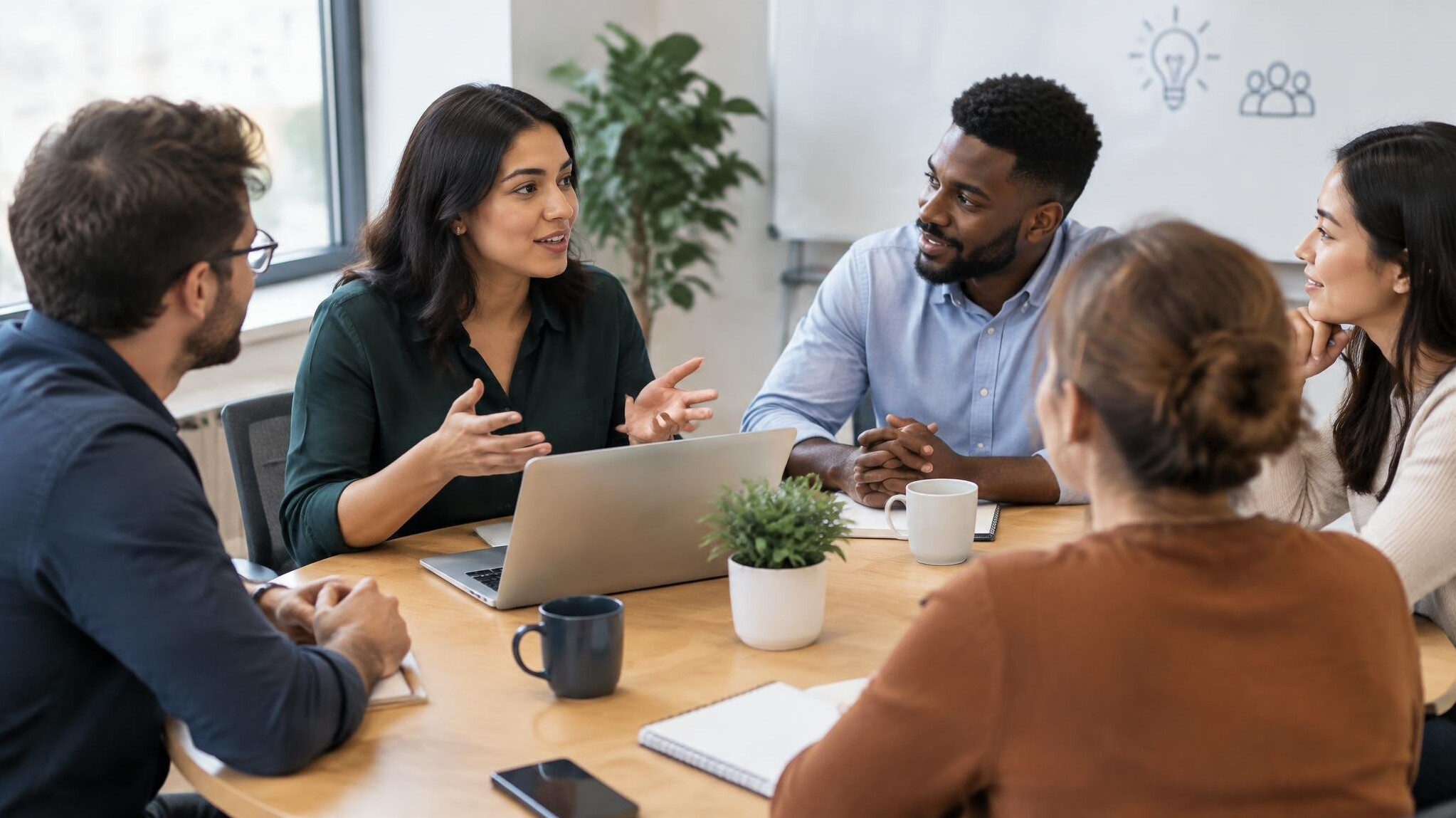 group discussion meeting