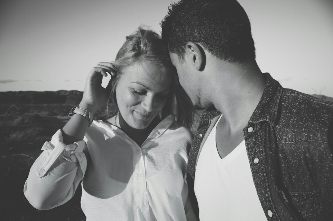 couple having deep conversation